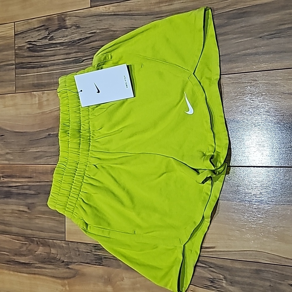 Nike Kids XS Training Shorts -Lime Green New with tags